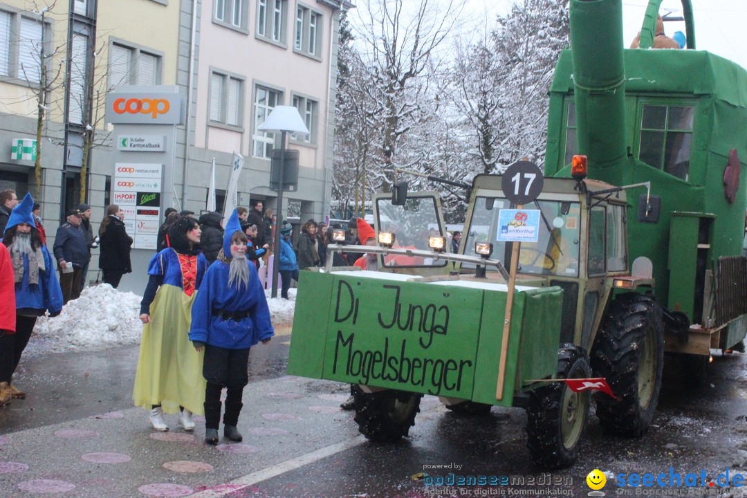 Faschingsumzug mit Motto: Weisch no - Gossau SG, Schweiz, 25.01.2015