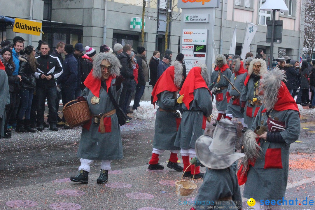 Faschingsumzug mit Motto: Weisch no - Gossau SG, Schweiz, 25.01.2015