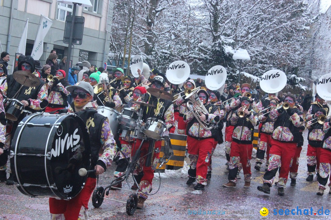 Faschingsumzug mit Motto: Weisch no - Gossau SG, Schweiz, 25.01.2015