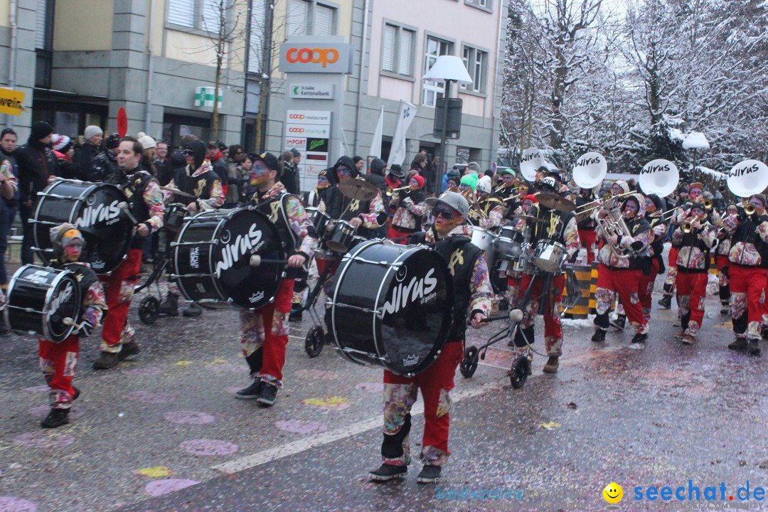 Faschingsumzug mit Motto: Weisch no - Gossau SG, Schweiz, 25.01.2015