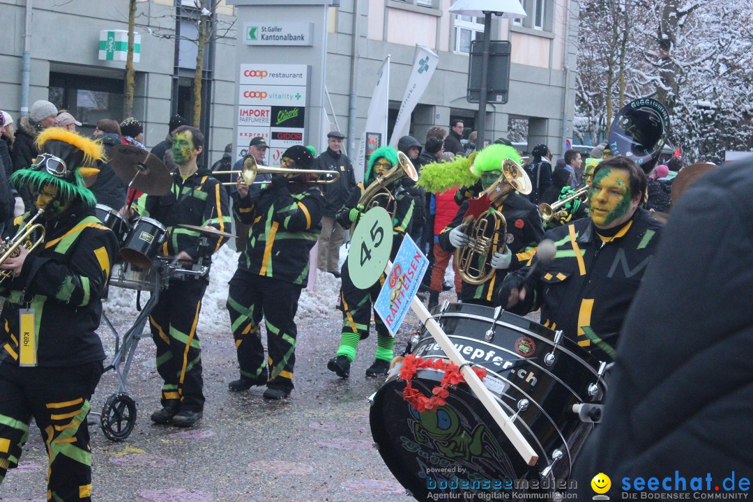 Faschingsumzug mit Motto: Weisch no - Gossau SG, Schweiz, 25.01.2015