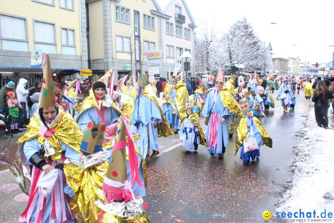 Faschingsumzug mit Motto: Weisch no - Gossau SG, Schweiz, 25.01.2015