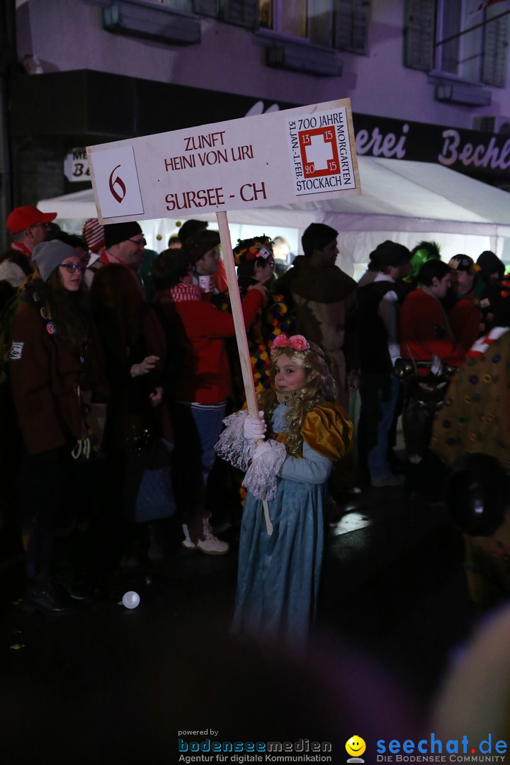 Nachtumzug - 700 JAHRE MORGARTEN: Stockach am Bodensee, 31.01.2015