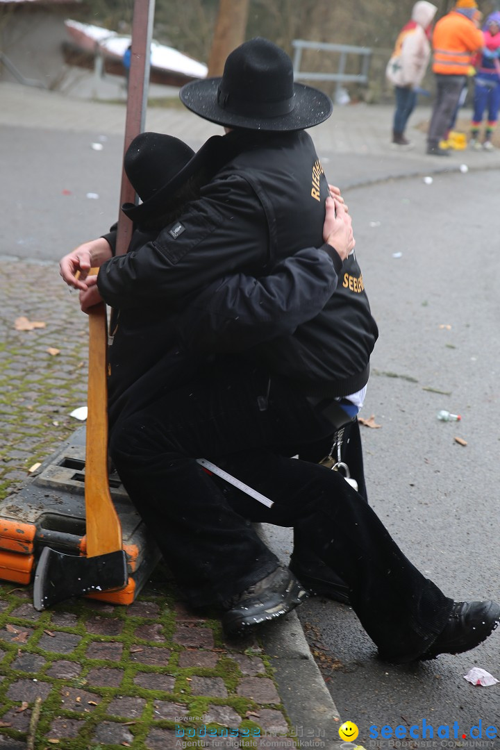 Fasnet Festumzug mit Motivwagen : Stockach am Bodensee, 01.02.2015