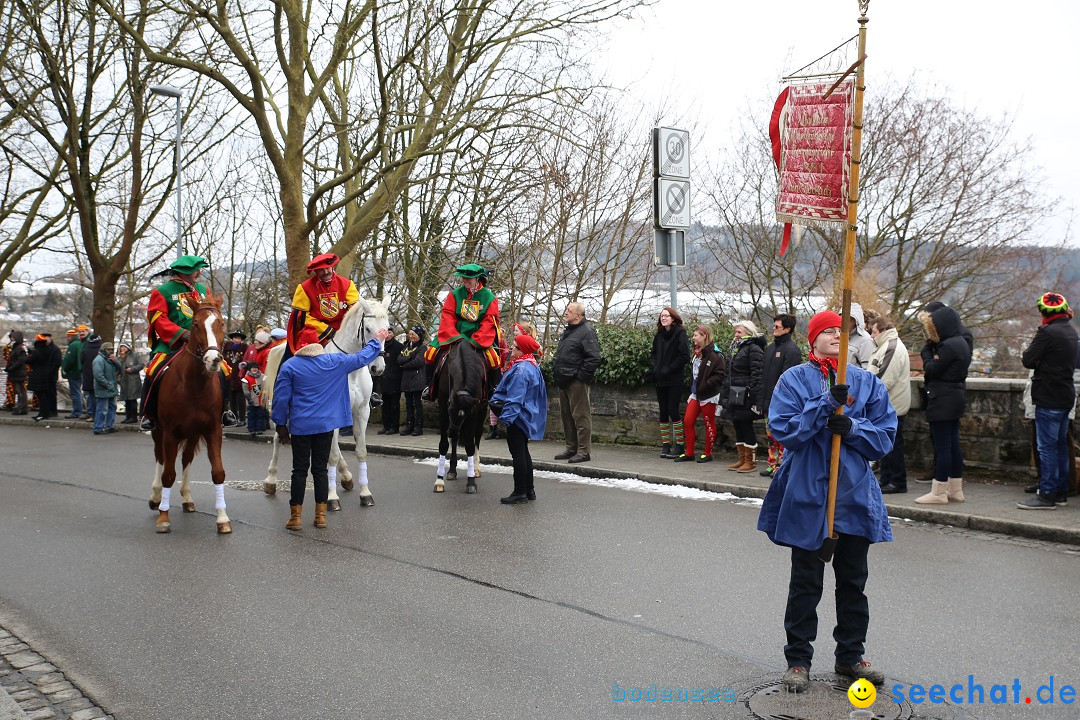 Fasnet Festumzug mit Motivwagen : Stockach am Bodensee, 01.02.2015