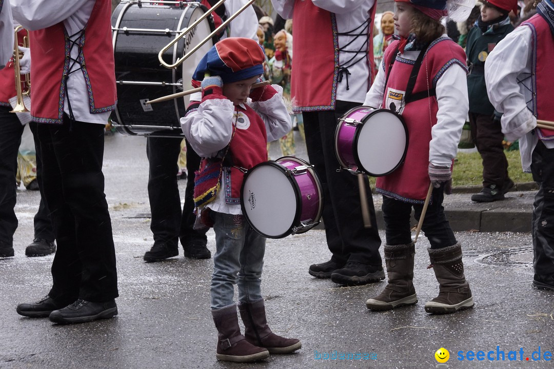 Festumzug mit Motivwagen: Stockach am Bodensee, 01.02.2015