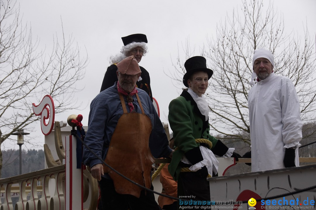 Festumzug mit Motivwagen: Stockach am Bodensee, 01.02.2015