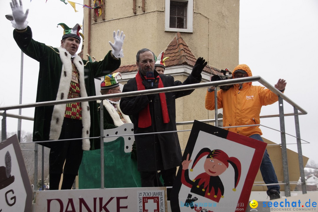 Festumzug mit Motivwagen: Stockach am Bodensee, 01.02.2015