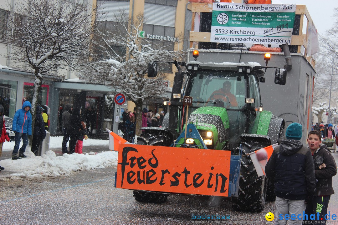 Fasnachtsumzug: Wattwil - Schweiz, 01.02.2015