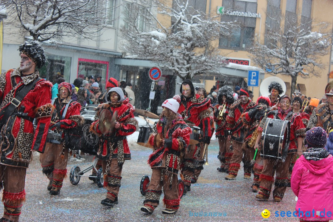 Fasnachtsumzug: Wattwil - Schweiz, 01.02.2015