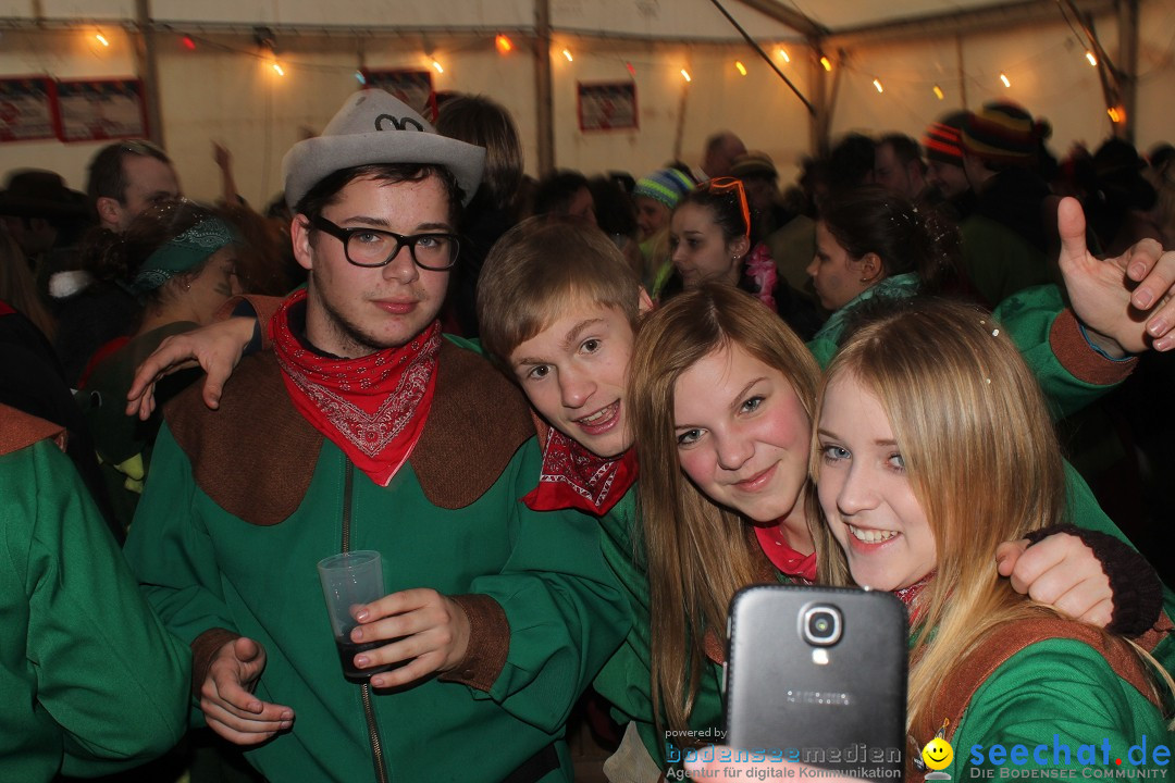 Fasnacht: Umzug und Party: Mimmenhausen am Bodensee, 01.02.2015