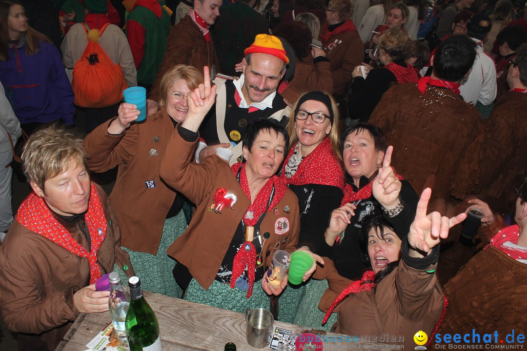 Fasnacht: Umzug und Party: Mimmenhausen am Bodensee, 01.02.2015