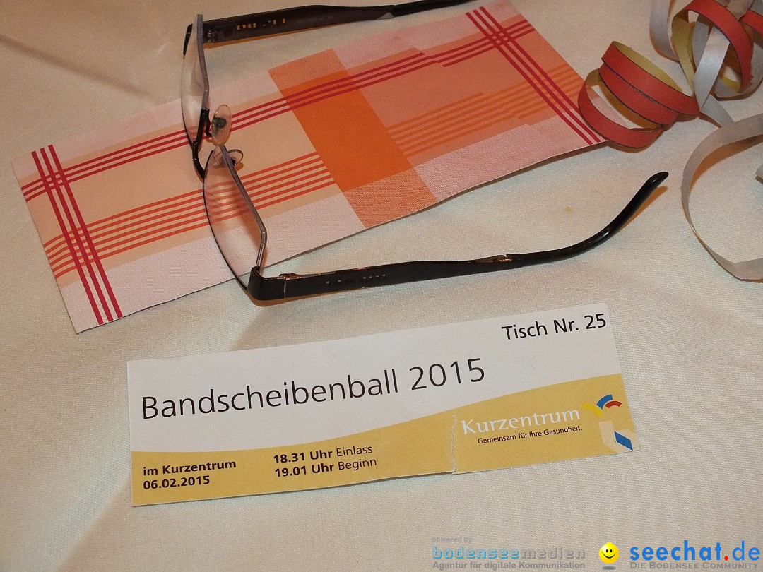 Bandscheibenball mit Rosanna Rocci: Bad Buchau am Bodensee, 06.02.2015