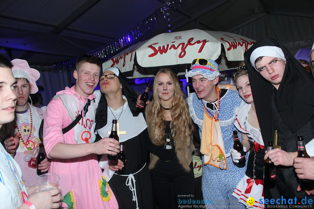 Sauknapp-Party - Eis mit Stiel: Herisau in der Schweiz, 07.02.2015