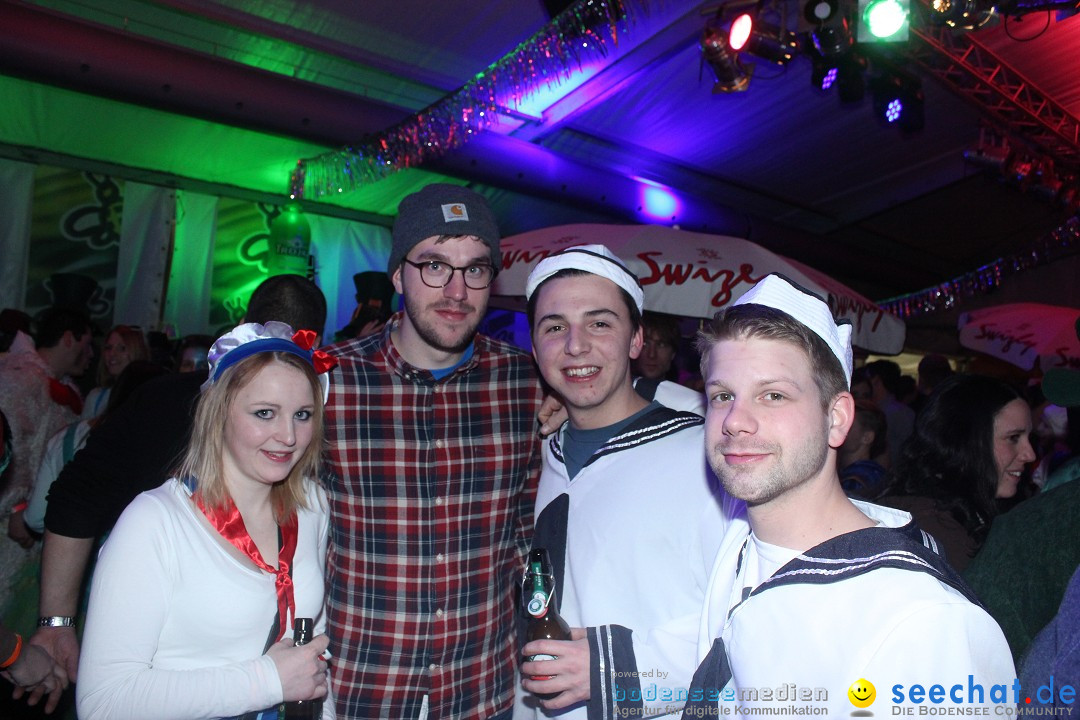 Sauknapp-Party - Eis mit Stiel: Herisau in der Schweiz, 07.02.2015