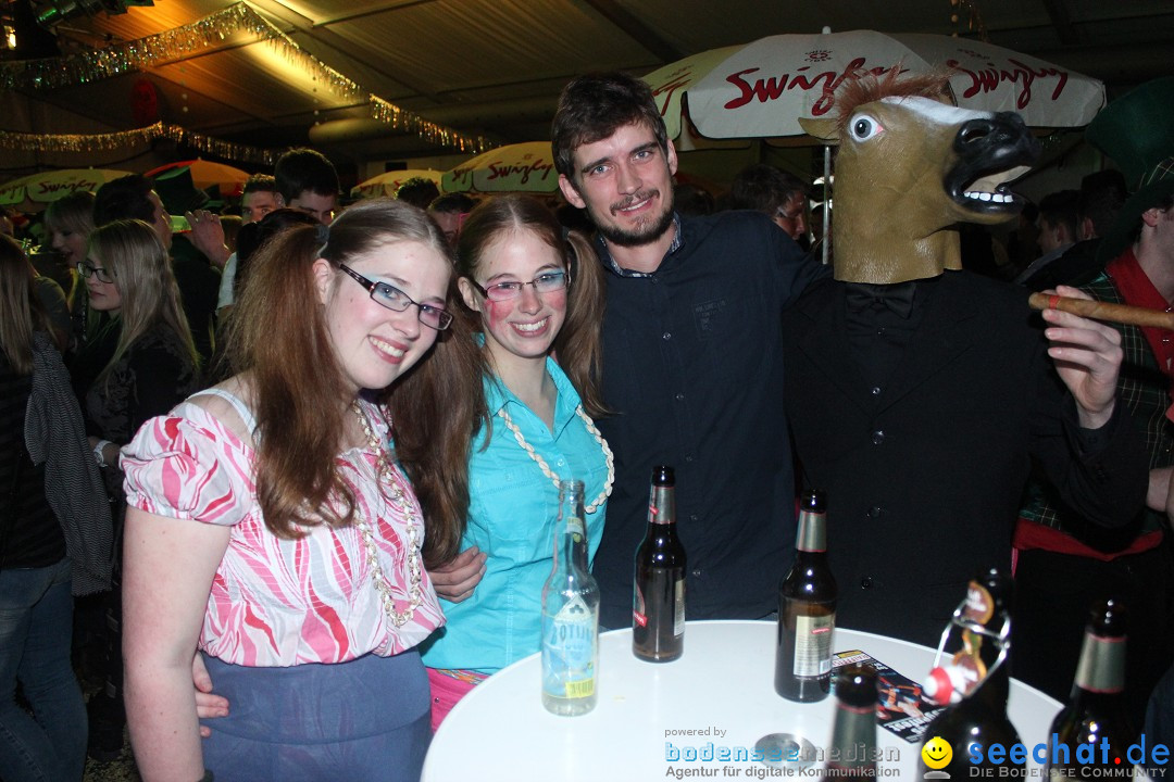 Sauknapp-Party - Eis mit Stiel: Herisau in der Schweiz, 07.02.2015