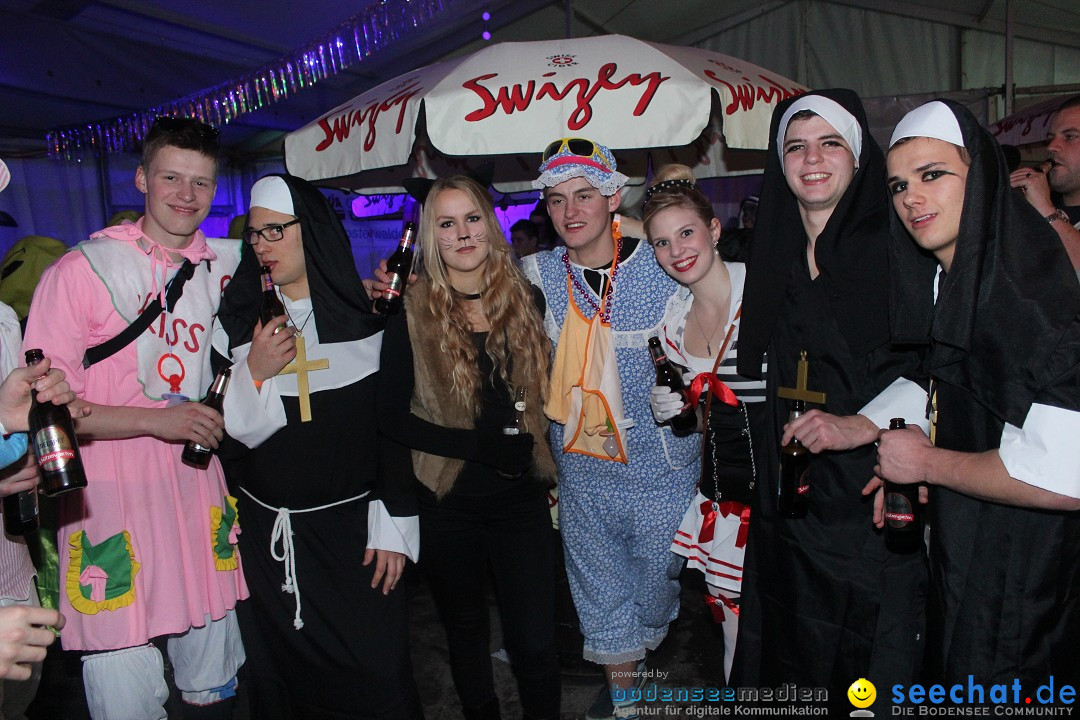 Sauknapp-Party - Eis mit Stiel: Herisau in der Schweiz, 07.02.2015