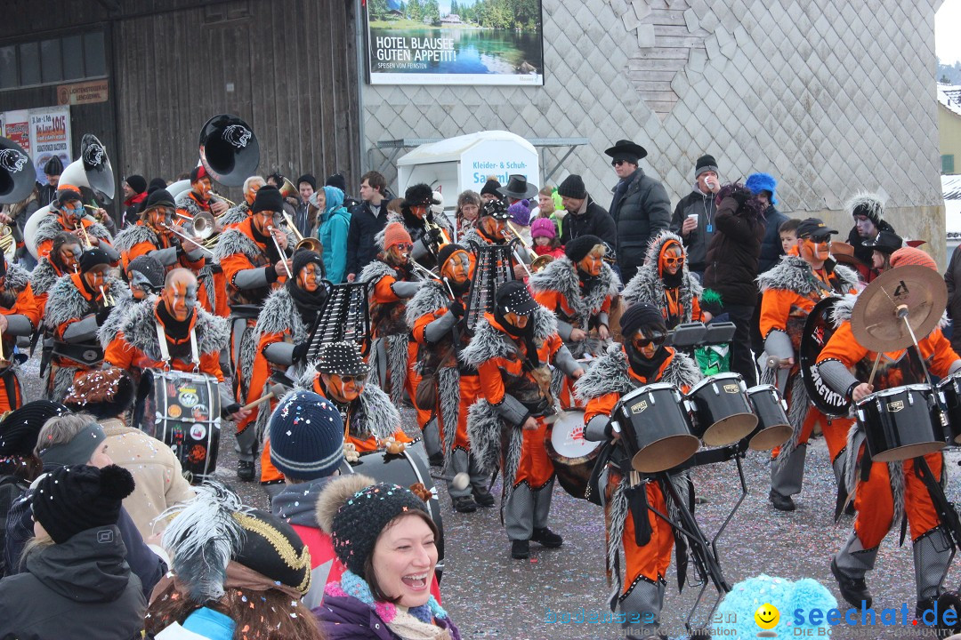 Fasnachtsumzug: Lengenwil - Schweiz, 08.02.2015