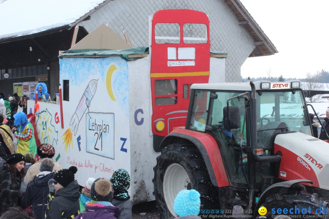 Fasnachtsumzug: Lengenwil - Schweiz, 08.02.2015