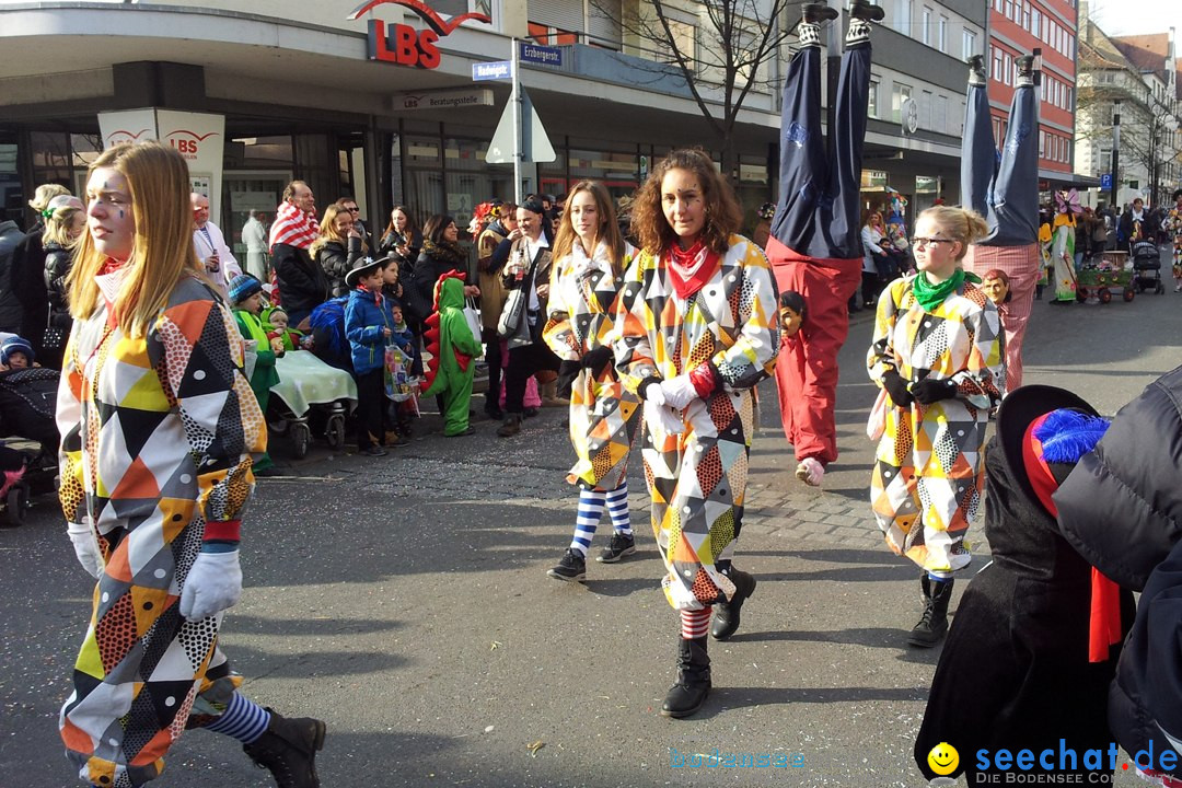 Fasnetsumzug mit Poppele Zunft: Singen am Bodensee, 14.02.2015