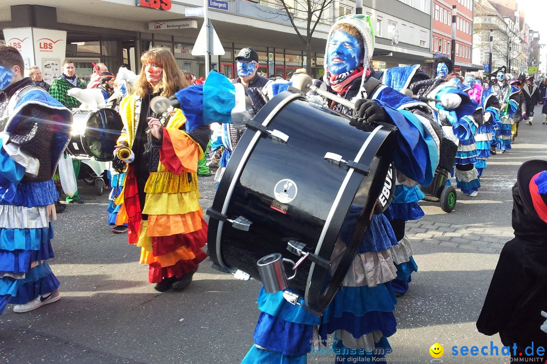 Fasnetsumzug mit Poppele Zunft: Singen am Bodensee, 14.02.2015