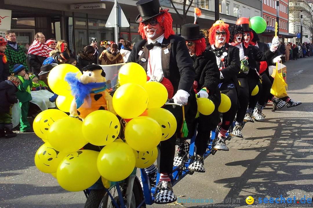 Fasnetsumzug mit Poppele Zunft: Singen am Bodensee, 14.02.2015