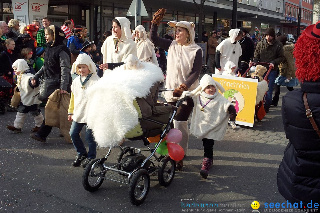 Fasnetsumzug mit Poppele Zunft: Singen am Bodensee, 14.02.2015