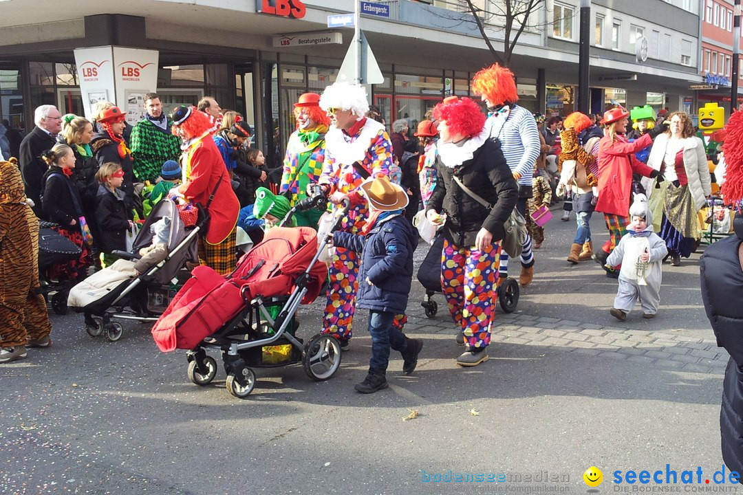 Fasnetsumzug mit Poppele Zunft: Singen am Bodensee, 14.02.2015