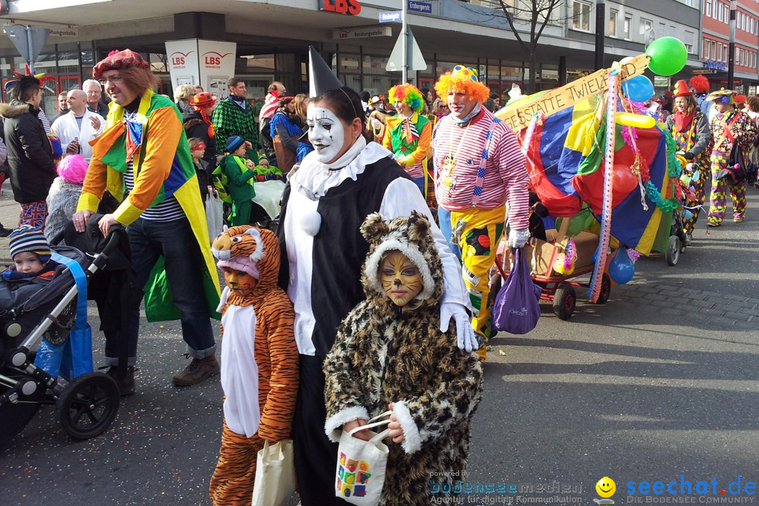 Fasnetsumzug mit Poppele Zunft: Singen am Bodensee, 14.02.2015