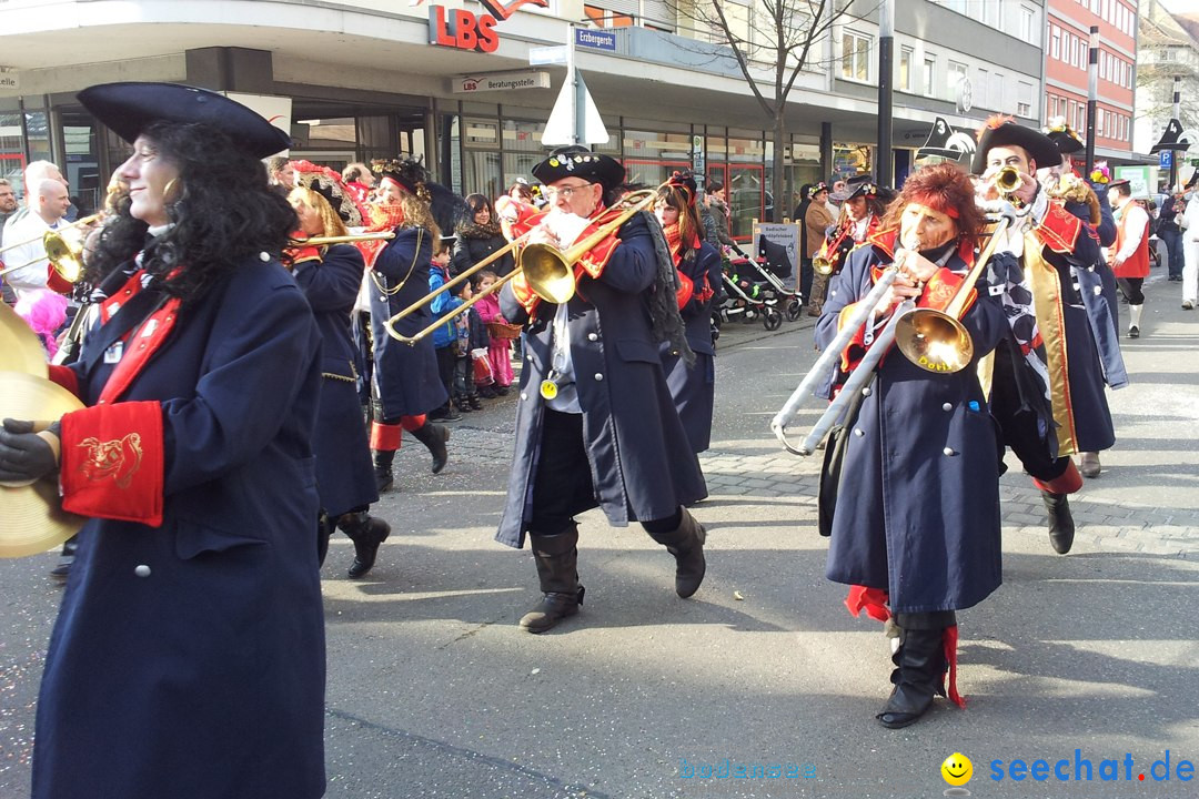 Fasnetsumzug mit Poppele Zunft: Singen am Bodensee, 14.02.2015