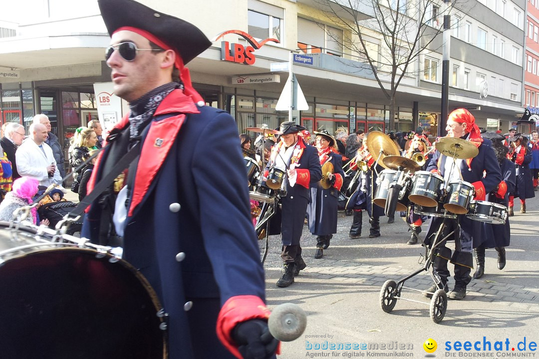 Fasnetsumzug mit Poppele Zunft: Singen am Bodensee, 14.02.2015