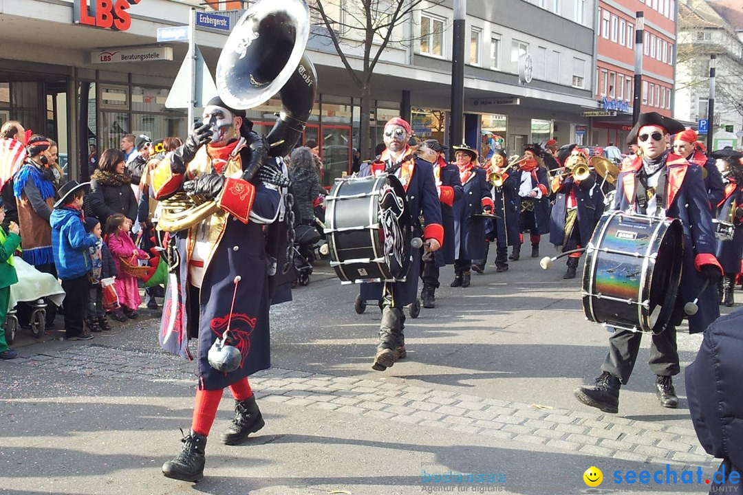 Fasnetsumzug mit Poppele Zunft: Singen am Bodensee, 14.02.2015