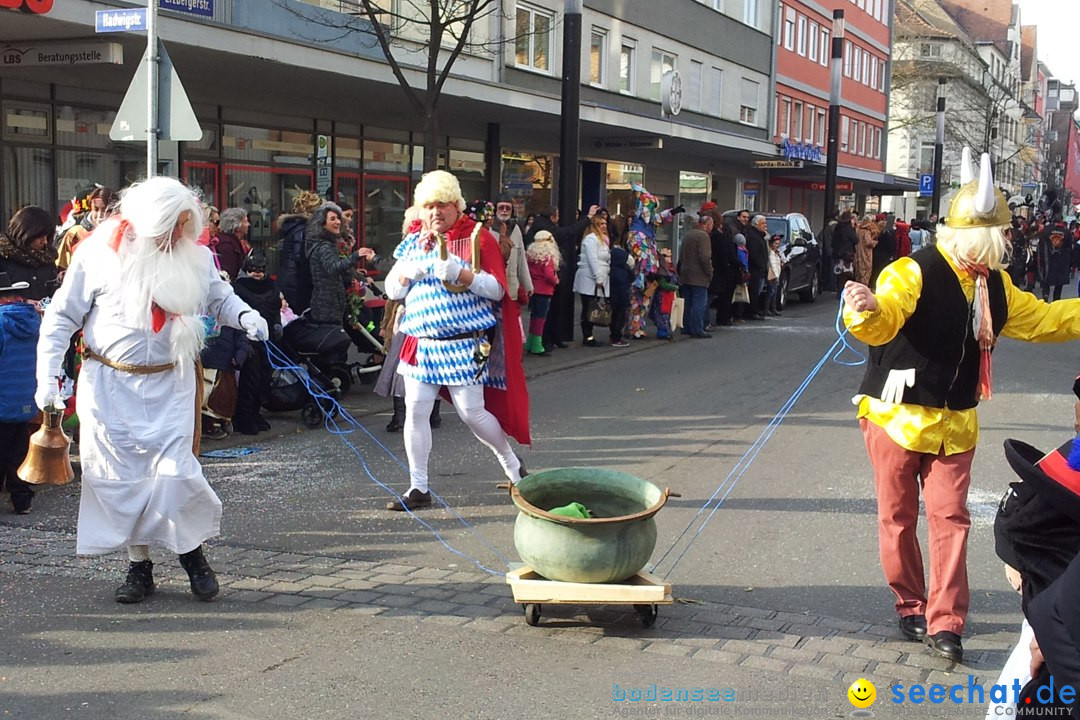 Fasnetsumzug mit Poppele Zunft: Singen am Bodensee, 14.02.2015