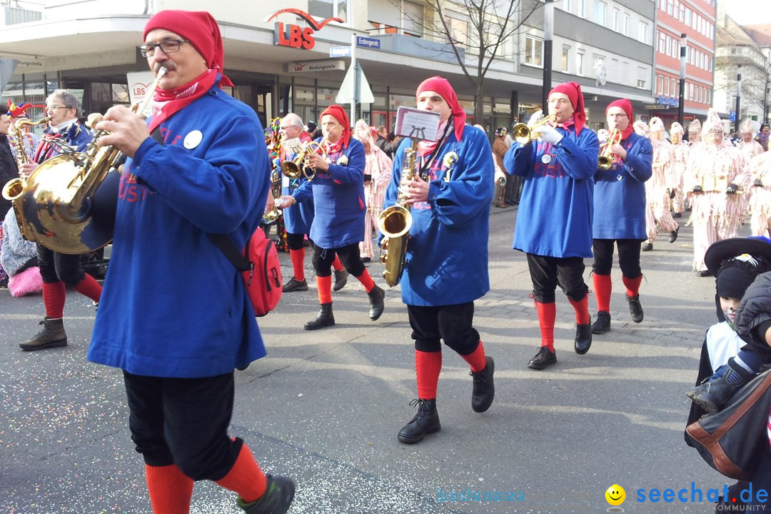 Fasnetsumzug mit Poppele Zunft: Singen am Bodensee, 14.02.2015