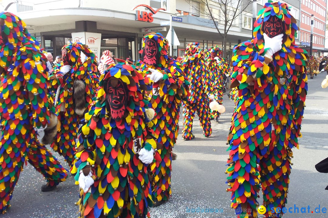 Fasnetsumzug mit Poppele Zunft: Singen am Bodensee, 14.02.2015