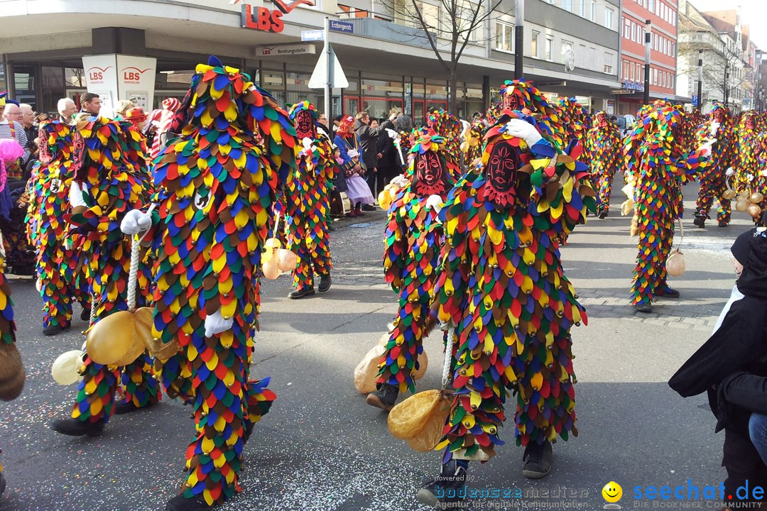 Fasnetsumzug mit Poppele Zunft: Singen am Bodensee, 14.02.2015