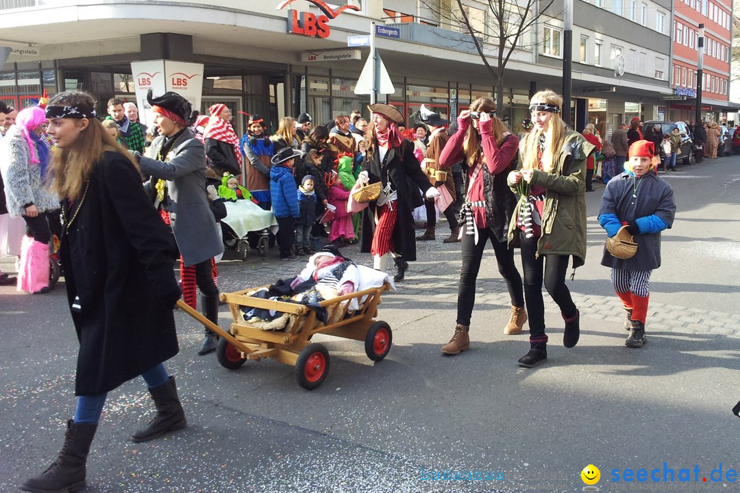 Fasnetsumzug mit Poppele Zunft: Singen am Bodensee, 14.02.2015