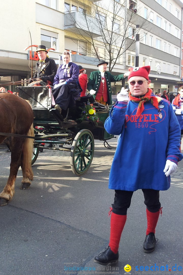 Fasnetsumzug mit Poppele Zunft: Singen am Bodensee, 14.02.2015