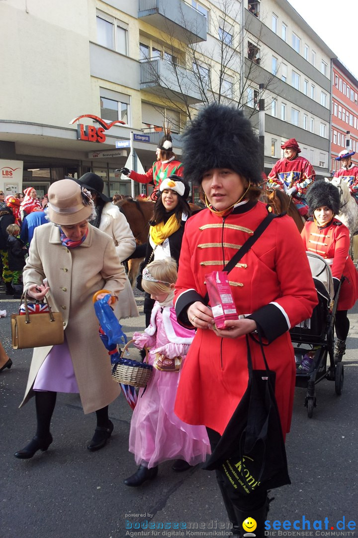 Fasnetsumzug mit Poppele Zunft: Singen am Bodensee, 14.02.2015