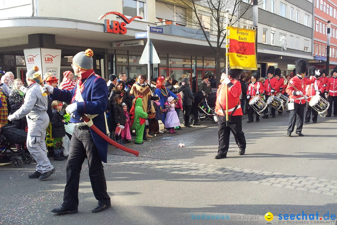 Fasnetsumzug mit Poppele Zunft: Singen am Bodensee, 14.02.2015