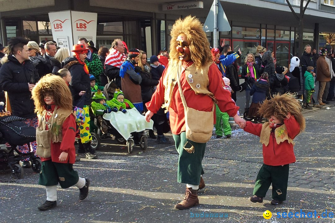 Fasnetsumzug mit Poppele Zunft: Singen am Bodensee, 14.02.2015