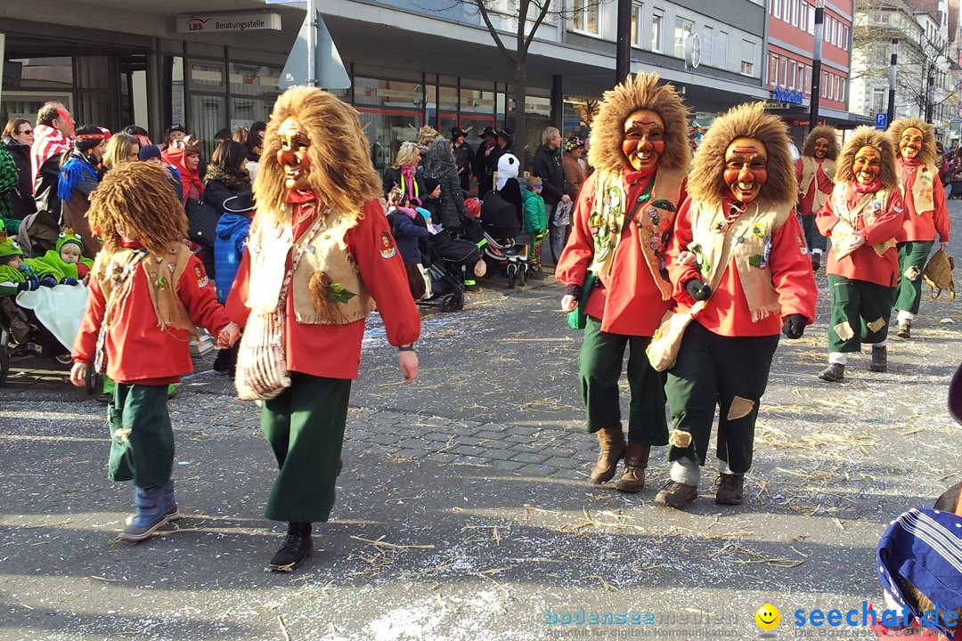 Fasnetsumzug mit Poppele Zunft: Singen am Bodensee, 14.02.2015