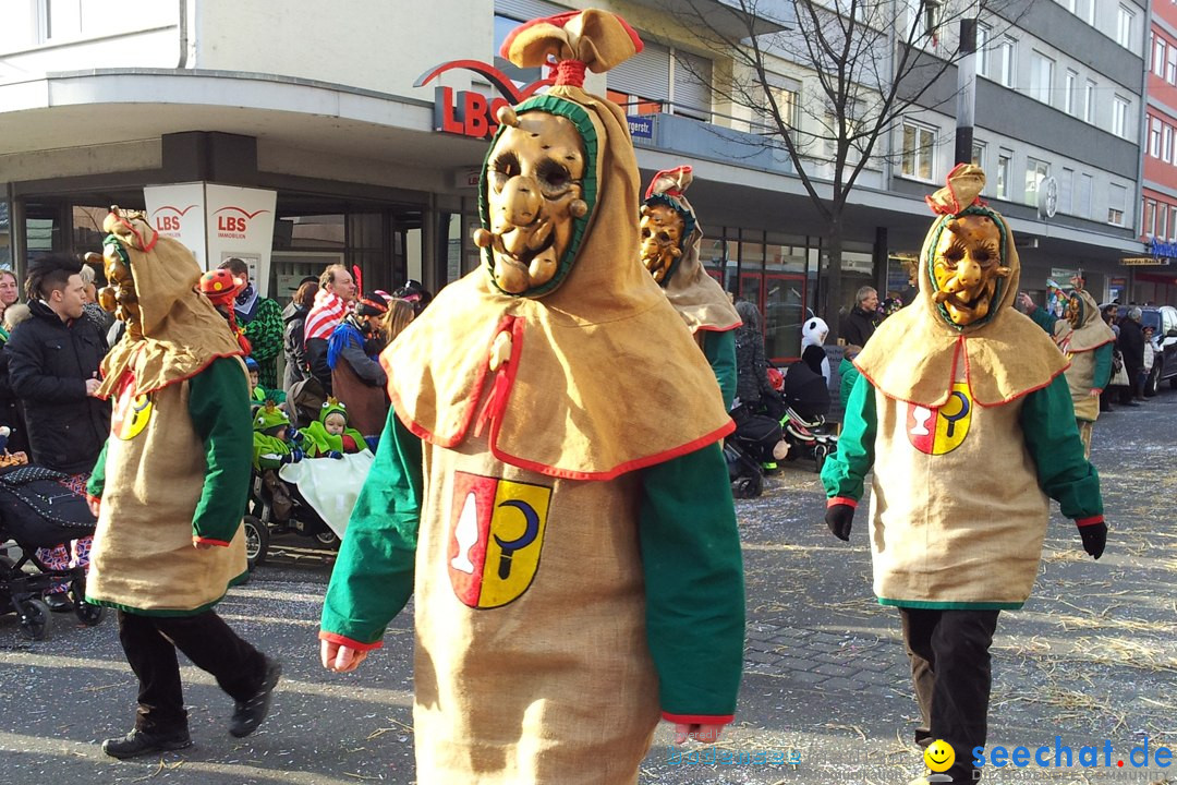 Fasnetsumzug mit Poppele Zunft: Singen am Bodensee, 14.02.2015