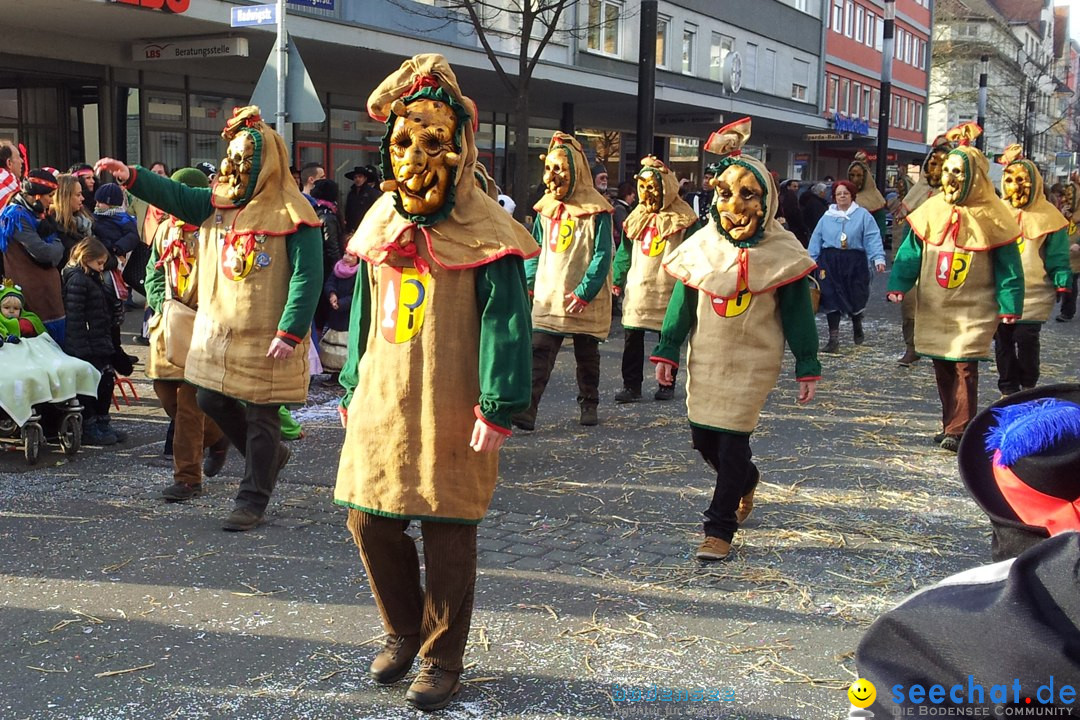 Fasnetsumzug mit Poppele Zunft: Singen am Bodensee, 14.02.2015