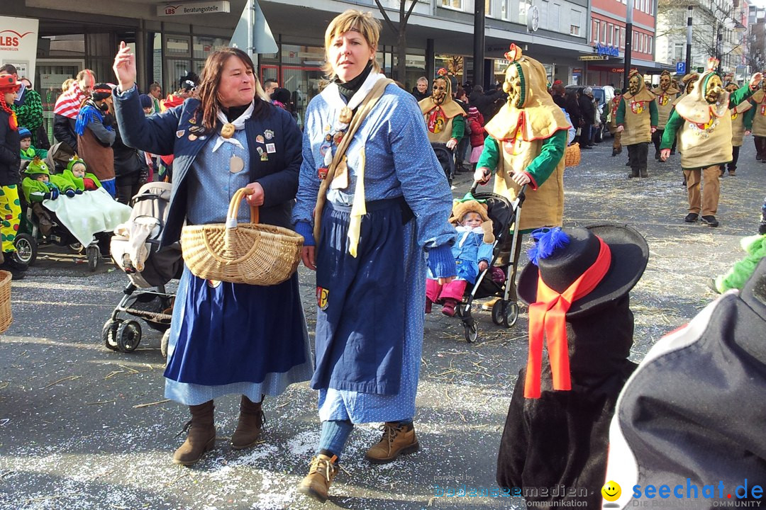 Fasnetsumzug mit Poppele Zunft: Singen am Bodensee, 14.02.2015