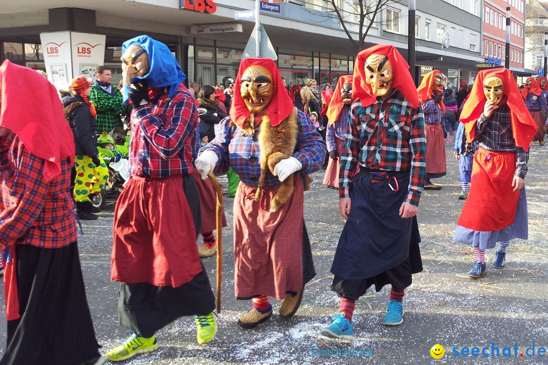 Fasnetsumzug mit Poppele Zunft: Singen am Bodensee, 14.02.2015