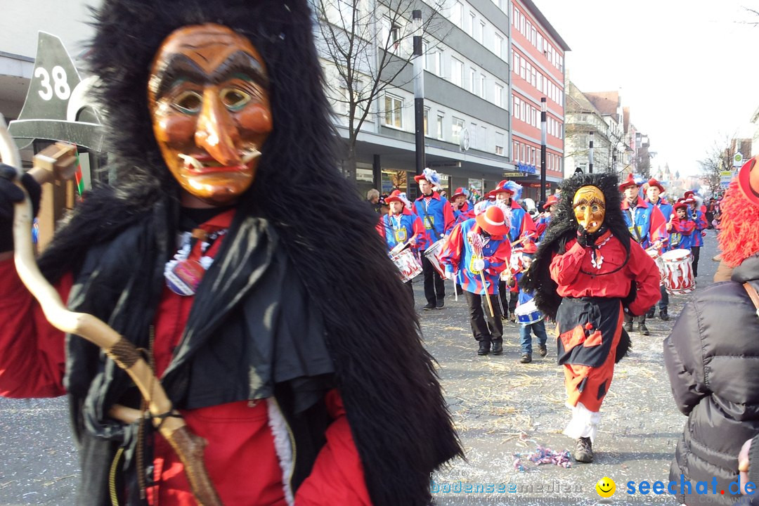 Fasnetsumzug mit Poppele Zunft: Singen am Bodensee, 14.02.2015