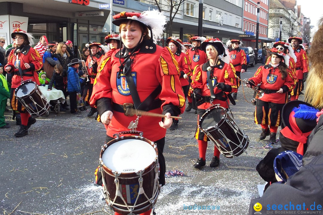 Fasnetsumzug mit Poppele Zunft: Singen am Bodensee, 14.02.2015