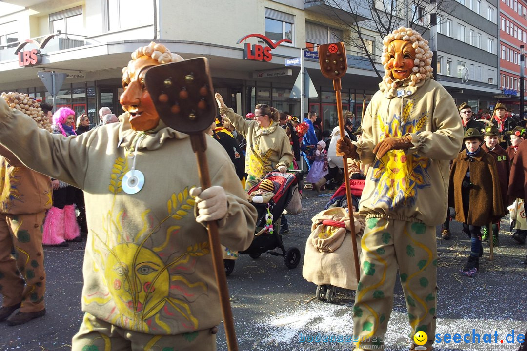 Fasnetsumzug mit Poppele Zunft: Singen am Bodensee, 14.02.2015