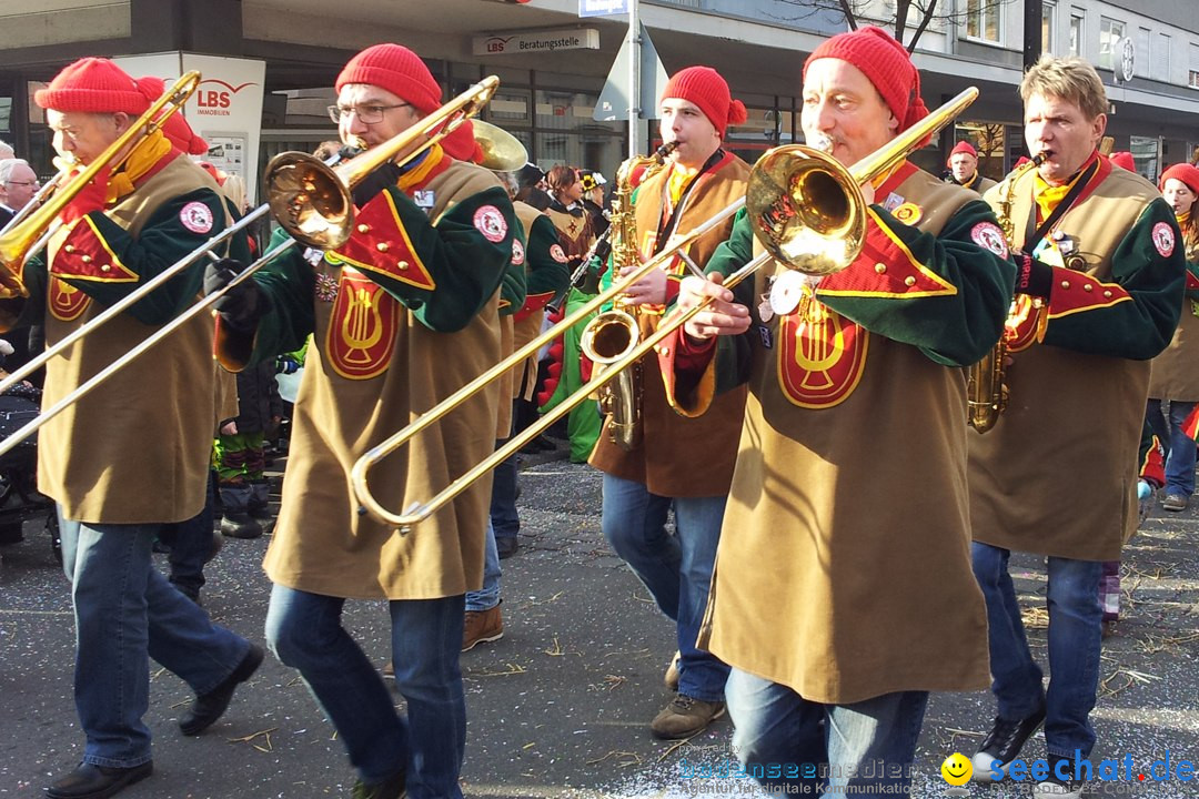 Fasnetsumzug mit Poppele Zunft: Singen am Bodensee, 14.02.2015